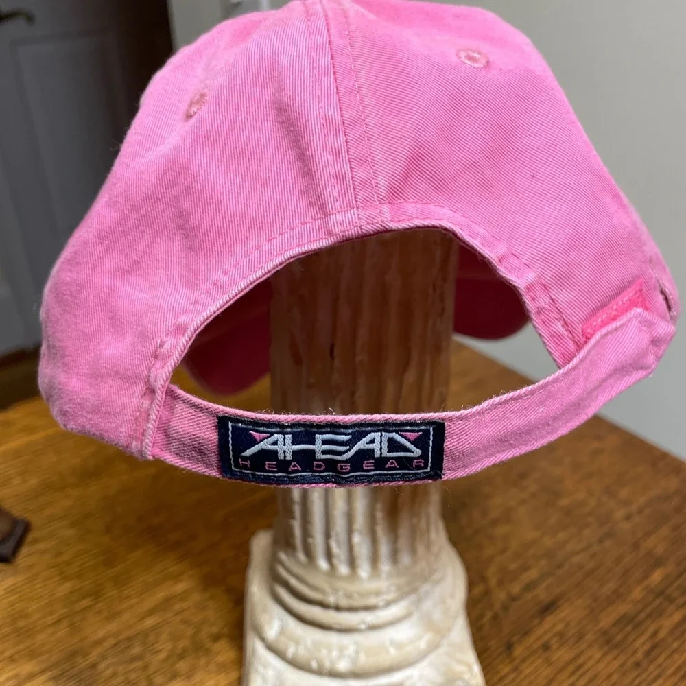 Ahead Headgear Kiawah Island Pink Youth‎ Baseball Cap Adjustable Hat Ages 5-12
